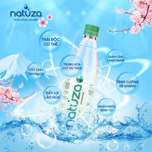 Nước Ion Kiềm Natuza PH 7,5 - 500ml